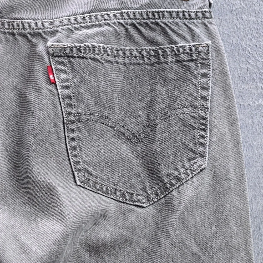 Levi's 569 Men Jeans 33X30 Gray Denim Loose Straight‎ 26